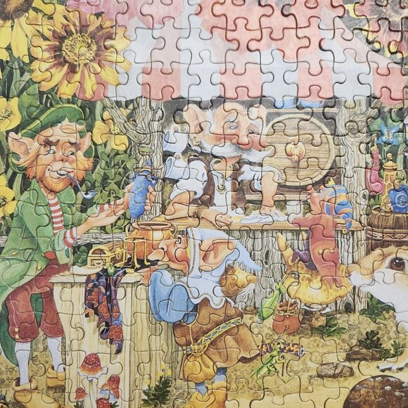 Vintage Fairy Marketplace Jigsaw Puzzle 500 Piece Current 1980 Complete - Picture 5 of 9